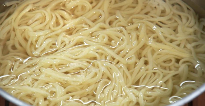 Рамен с шампиньонами